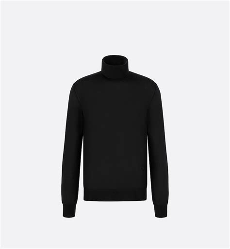 christian dior monogram turtleneck|CD Icon Turtleneck Sweater Deep Gray Cashmere Jersey .